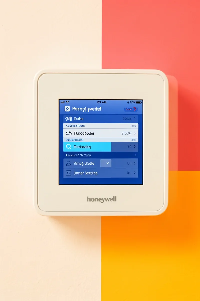 honeywell thermostat advanced settings
