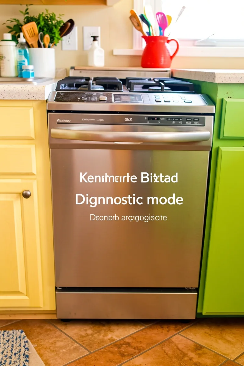 kenmore dishwasher diagnostic mode