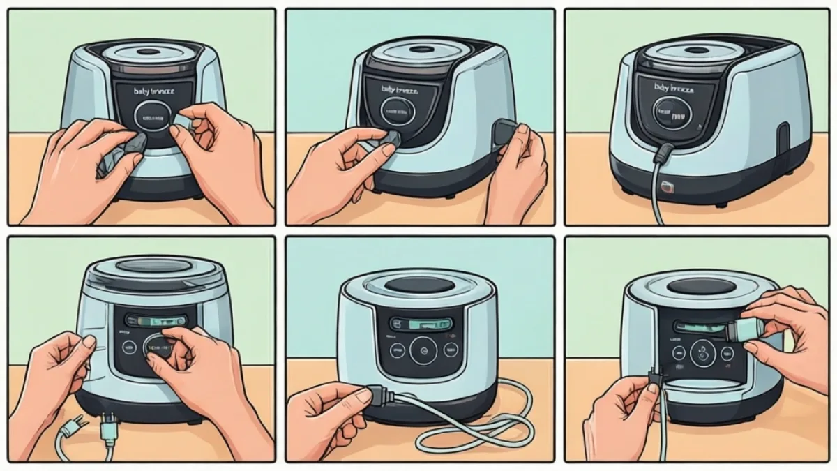 baby brezza powder settings Step-by-Step Procedure