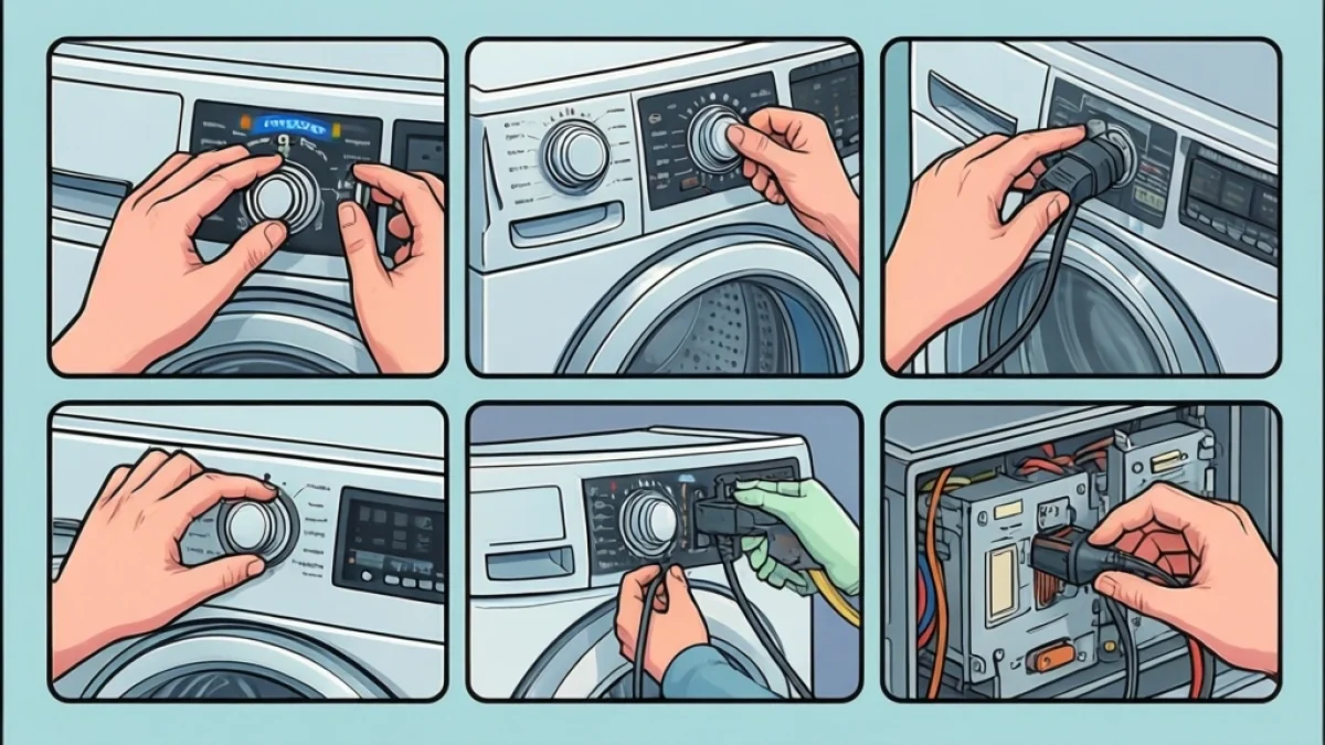 Frigidaire Washer Troubleshooting Step-by-Step Procedure