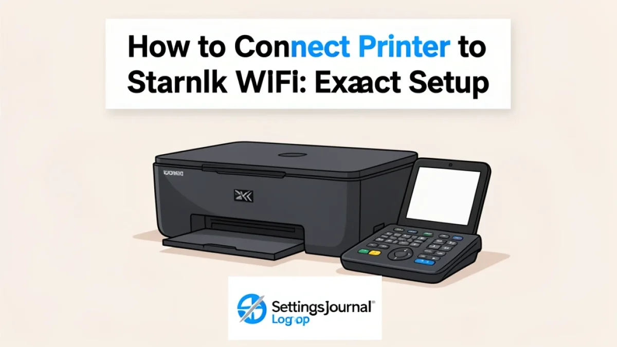 how to connect printer to starlink wifi Feature Image