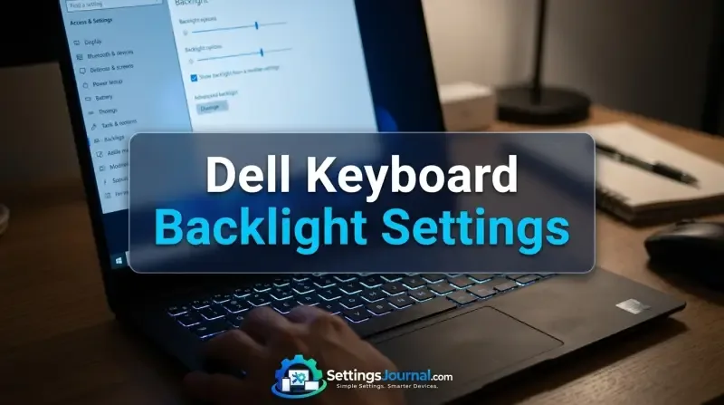 Dell Keyboard Backlight Settings
