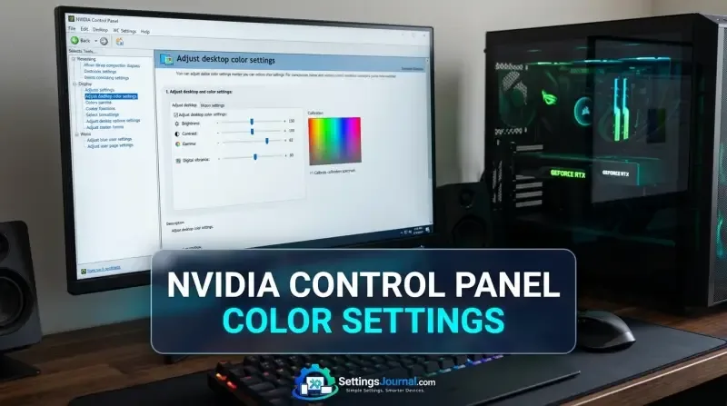 Nvidia Control Panel Color Settings